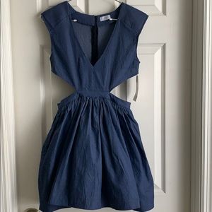 Cut out skater dress